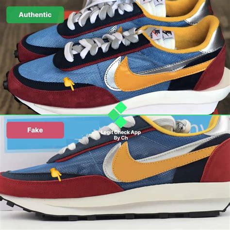 real vs fake nike sacai waffle|Sacai VaporWaffle Legit Check: Real Vs Fake (2024).